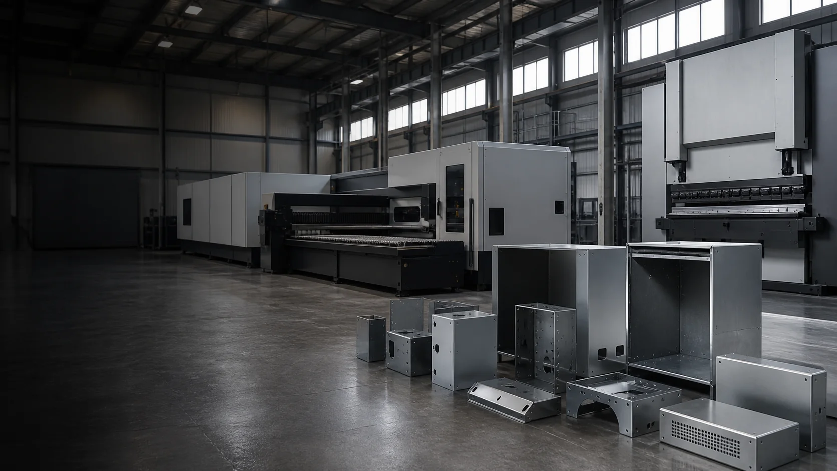 sheet metal manufacturing environment.
