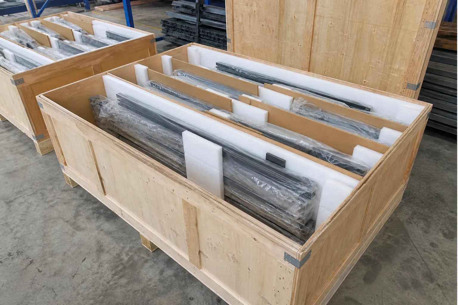 packing and delivery preparation.